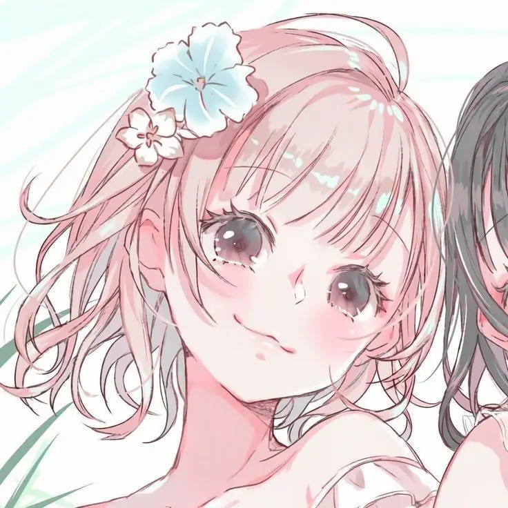 Hình Ảnh Cặp Avatar Đôi BFF Nữ Chibi Đáng Yêu