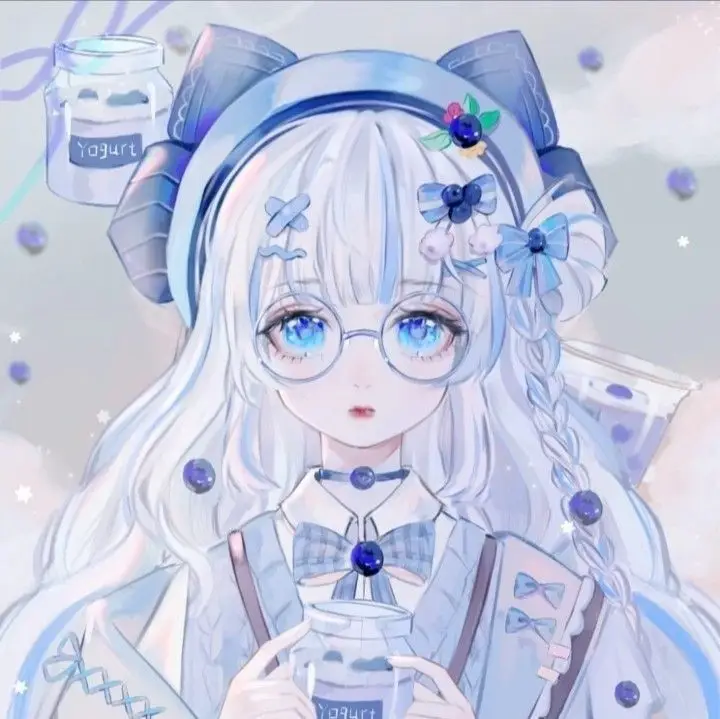 Avatar Màu Xanh Dương Cute Dành Cho Những Ngày Nắng Rực Rỡ