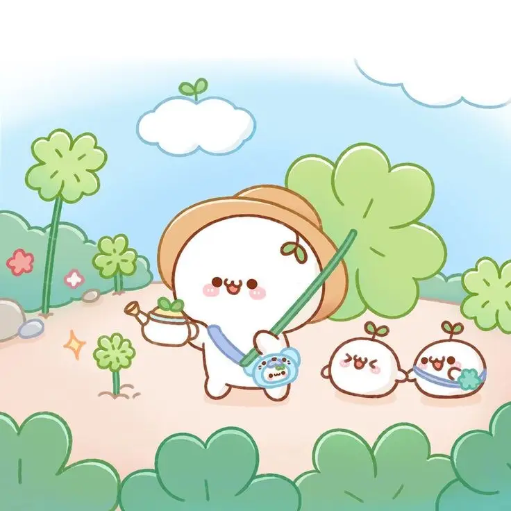 Top 10 Avatar Cute Màu Xanh Lá Cây