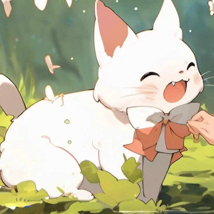 Hình ảnh avatar đôi mèo đánh nhau cực dễ thương