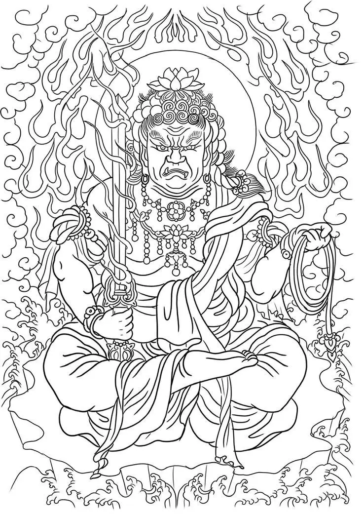 Khám Phá Ý Nghĩa Hình Xăm Minh Vương Bất Động 8