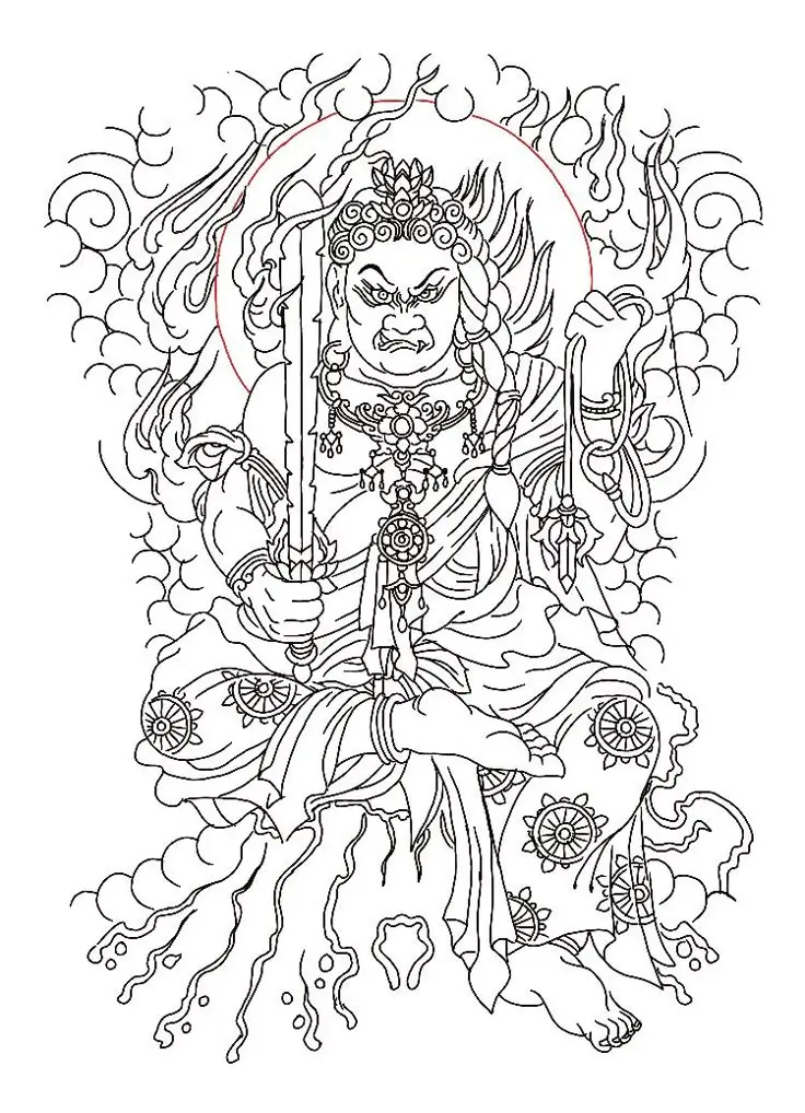 Khám Phá Ý Nghĩa Hình Xăm Minh Vương Bất Động 26