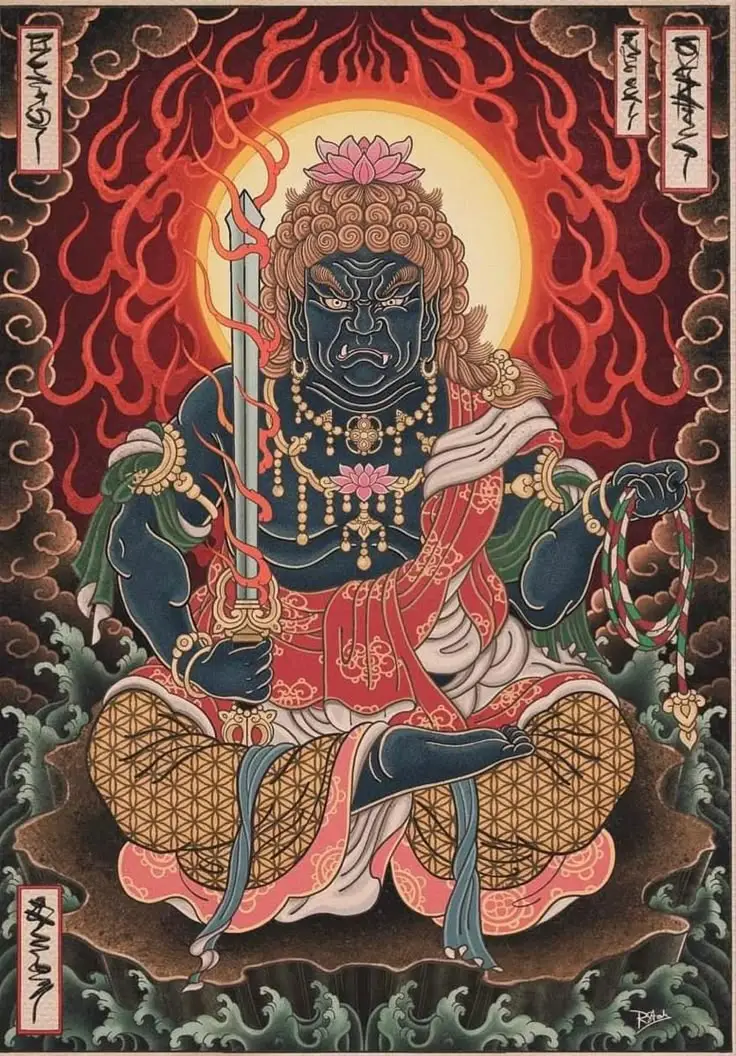 Khám Phá Ý Nghĩa Hình Xăm Minh Vương Bất Động 44