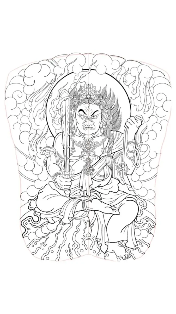Khám Phá Ý Nghĩa Hình Xăm Minh Vương Bất Động 45
