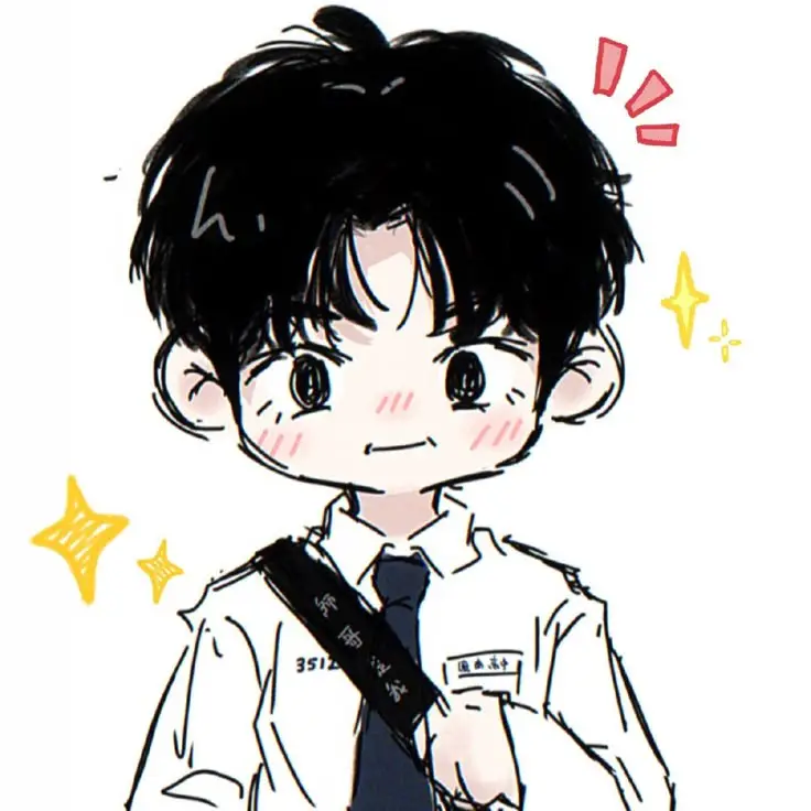 Cặp anime cute avatar đôi, thể hiện tình yêu ngọt ngào