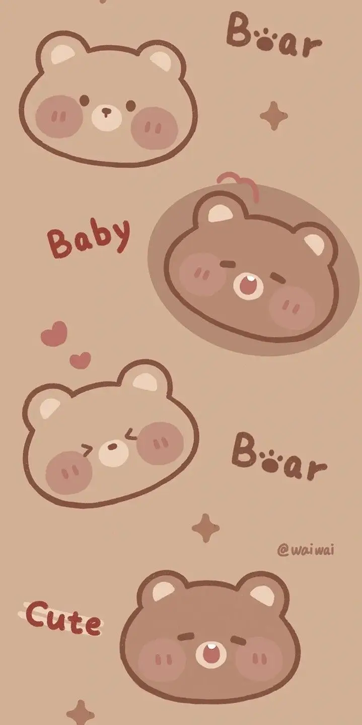 Hình nền chú gấu hình nền cute cho điện thoại của bạn