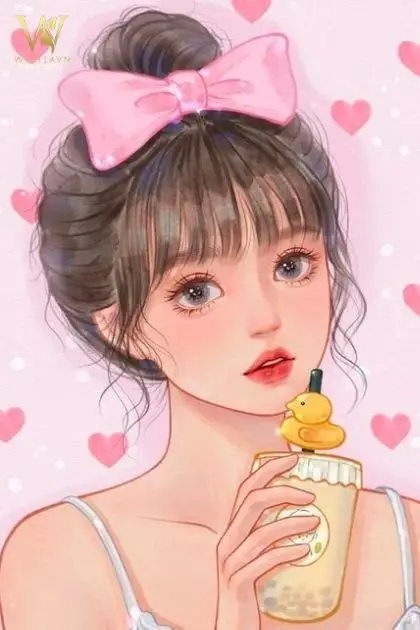 Cô Gái Hoạt Hình Cute – Bộ Ảnh Đáng Yêu