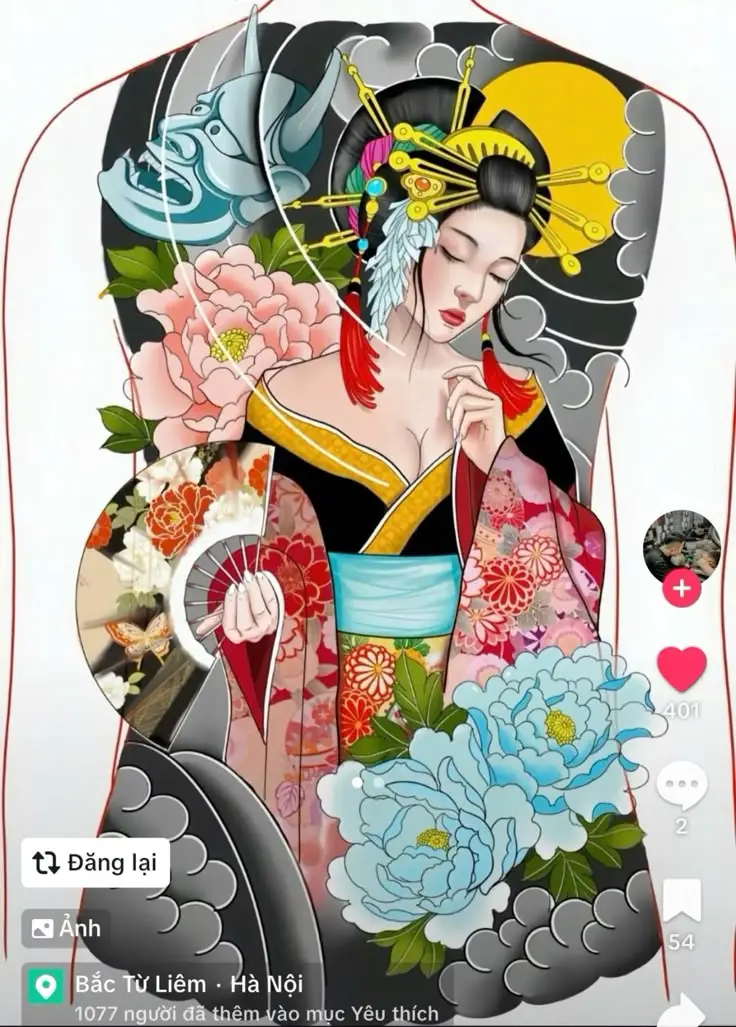 Hình Xăm Cô Gái Nhật: Biểu Tượng Nghệ Thuật Và Cá Tính