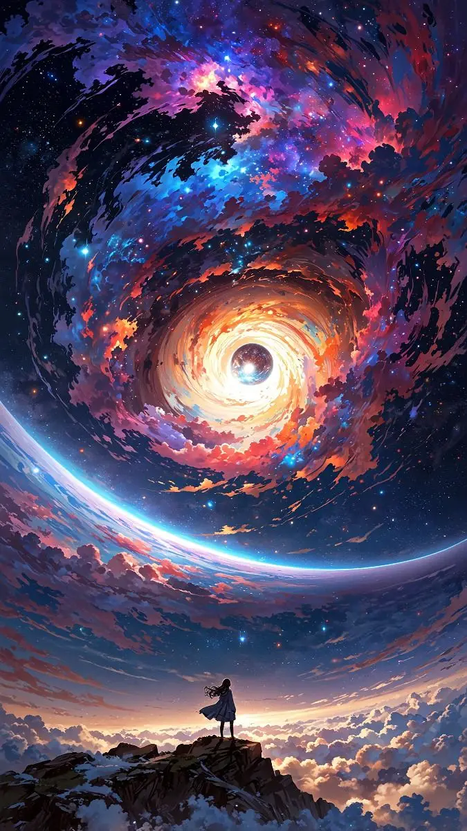 Galaxy hình nền vũ trụ huyền ảo trải nghiệm không gian