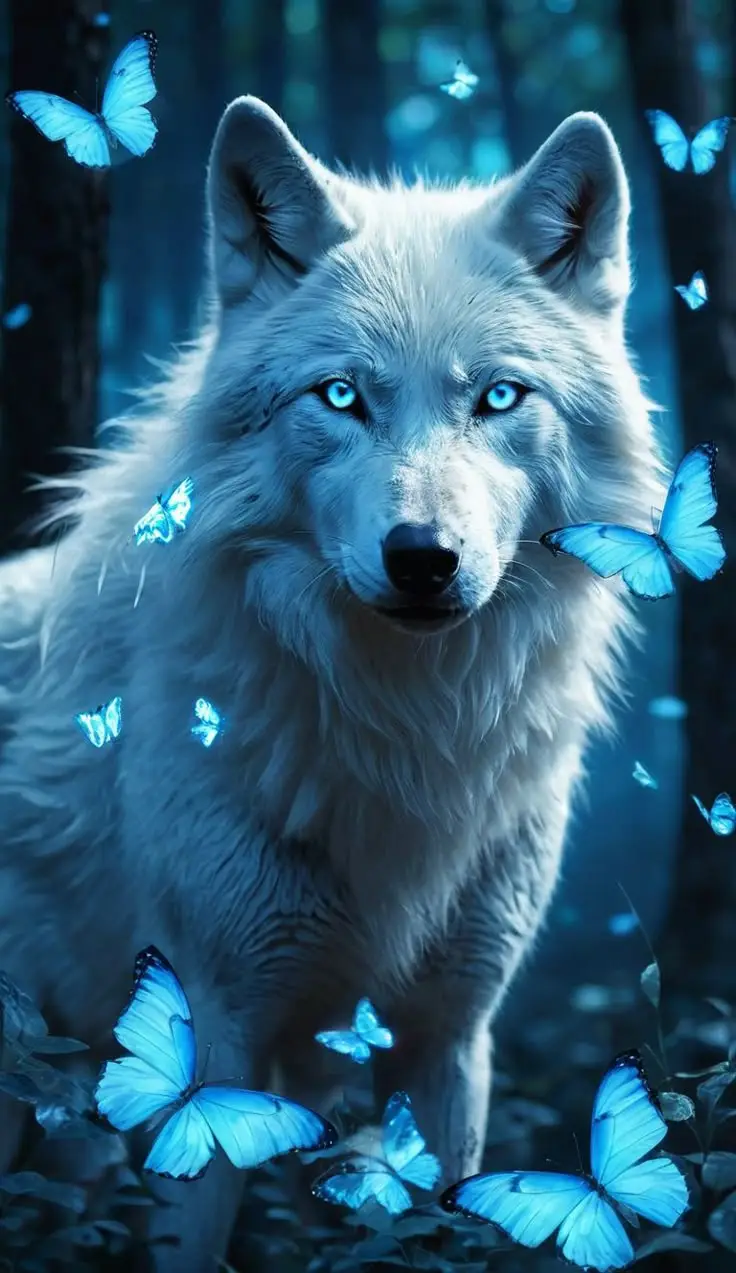 Hình Nền Ảnh Sói Cô Độc Ấn Tượng