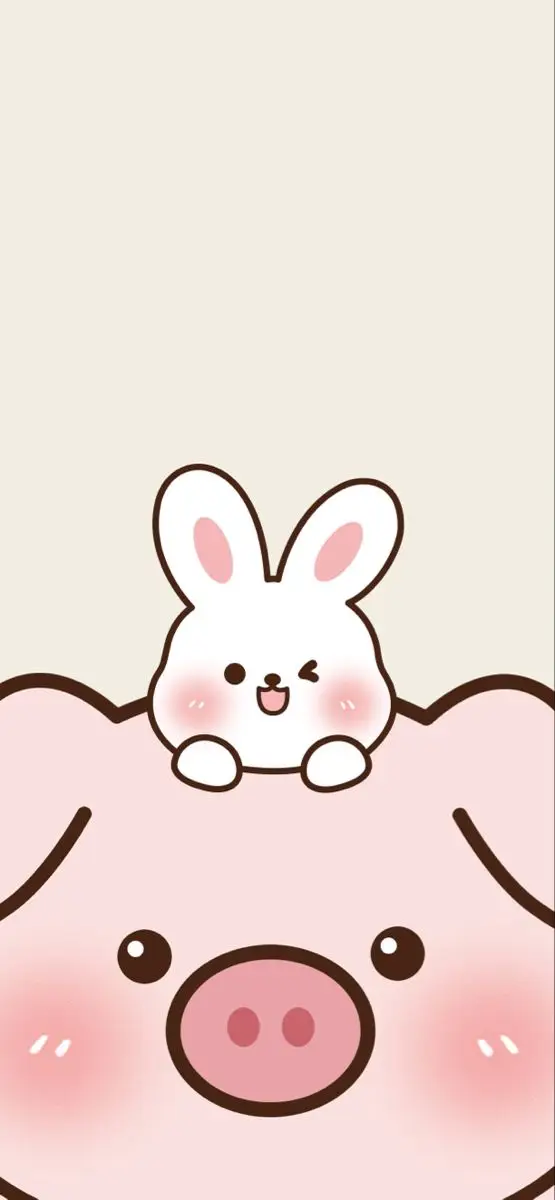 Hình Nền Con Heo Cute Dễ Thương Cho Máy Tính