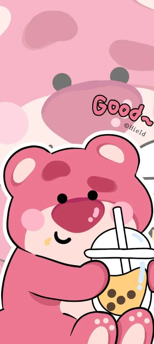 Hình nền cute gấu dâu – Dễ thương và vui vẻ cho điện thoại