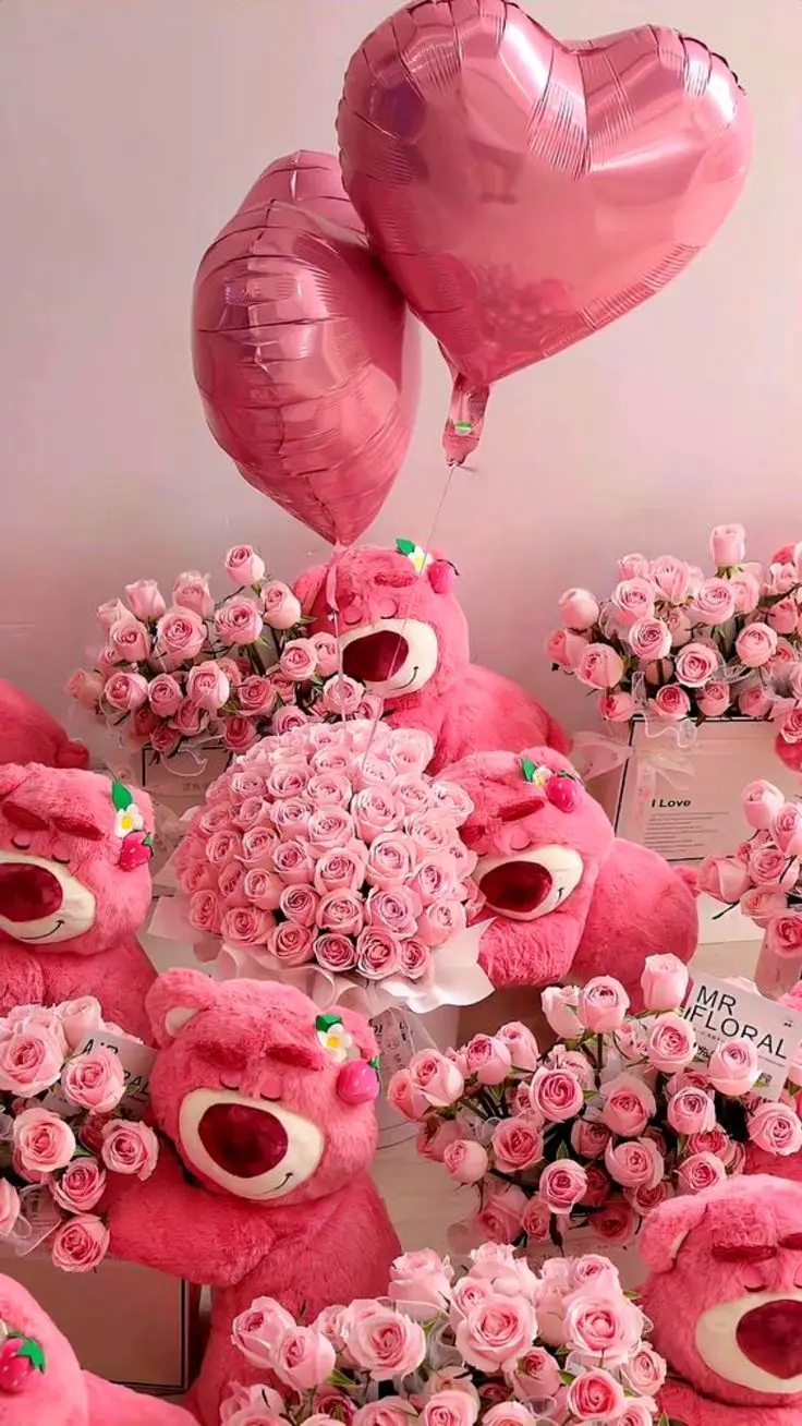Hình nền gấu dâu cute 3d – Xinh xắn và dễ thương