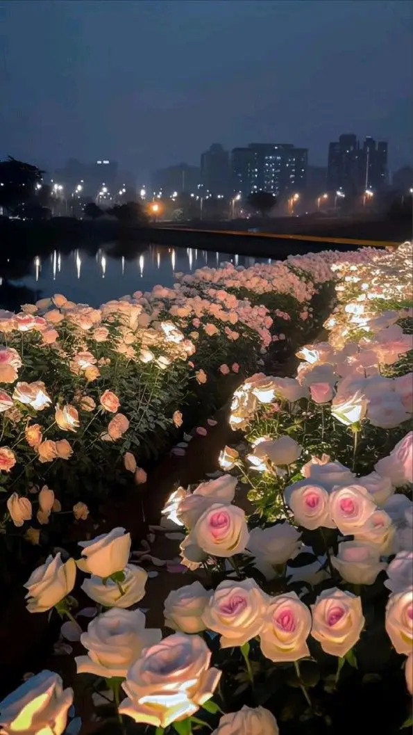 Hình nền hoa tulip hồng lãng mạn