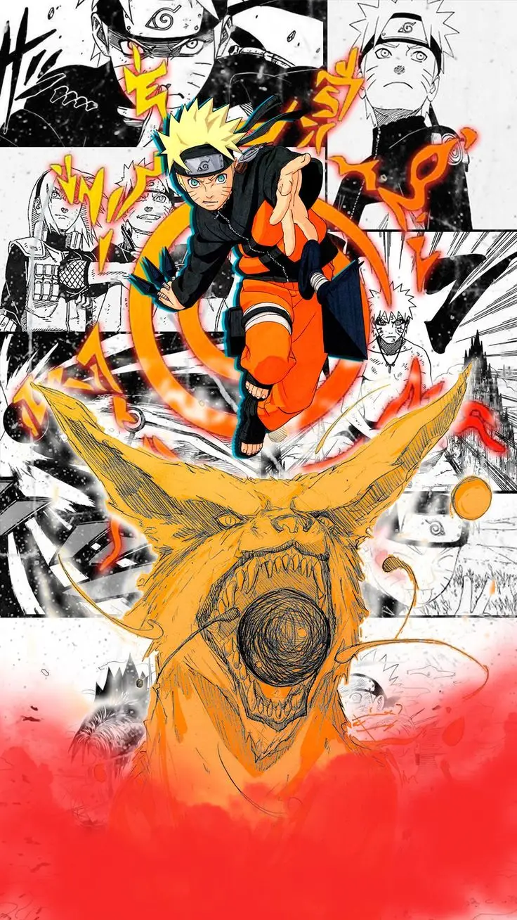 Hình nền điện thoại Naruto phong cách anime