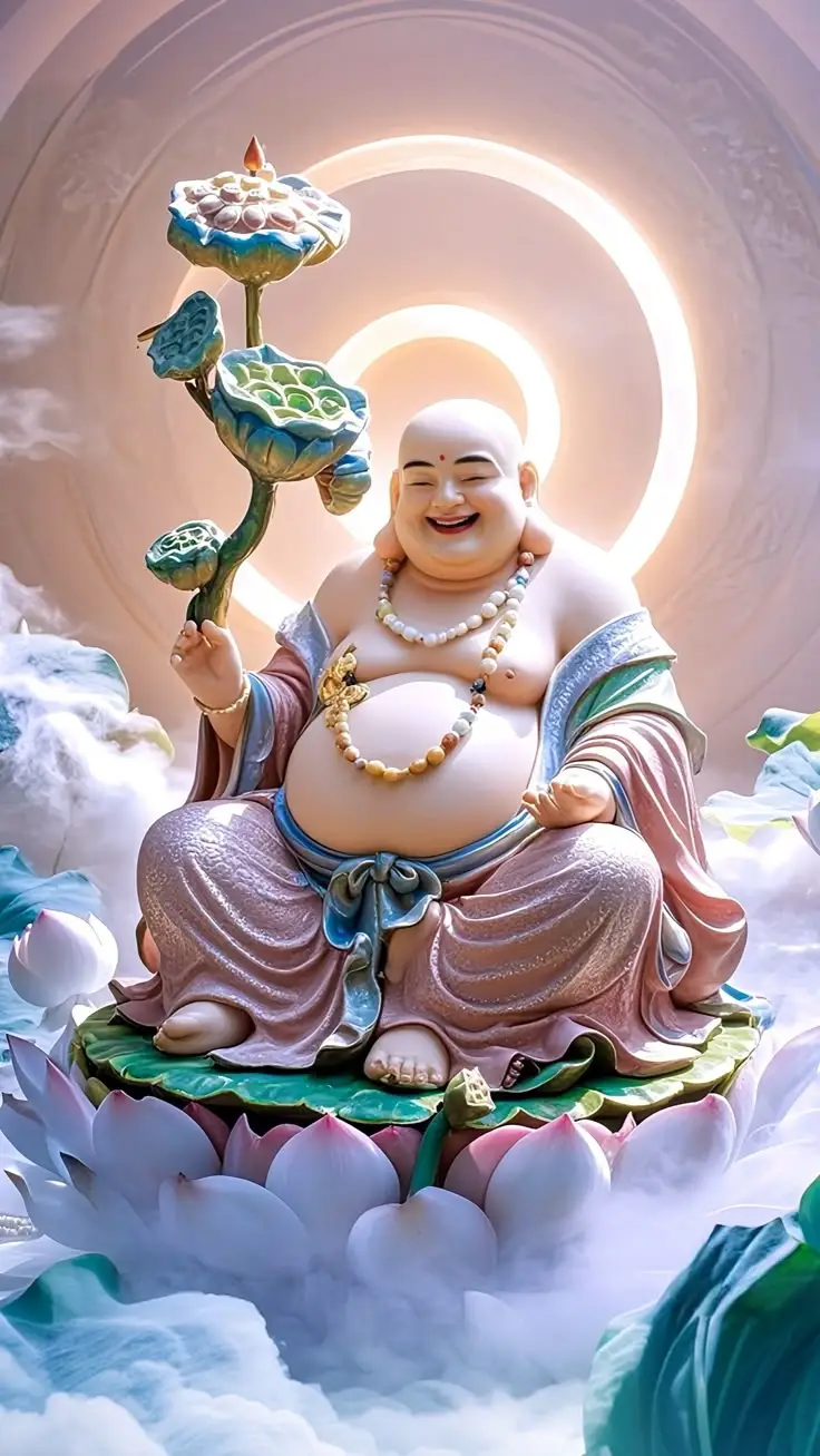 Hình nền điện thoại Phật Di Lặc mang đến sự bình an