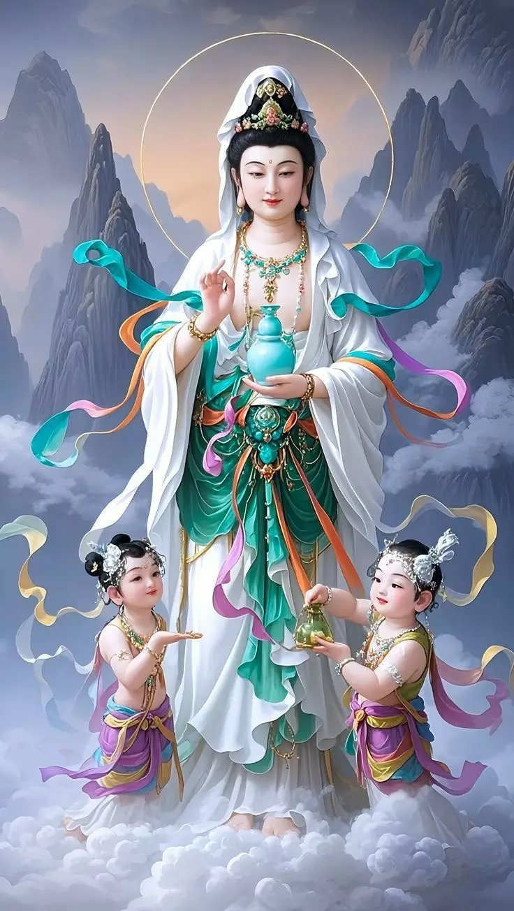 Hình Nền Mẹ Quan Âm Tĩnh Lặng và Ý Nghĩa
