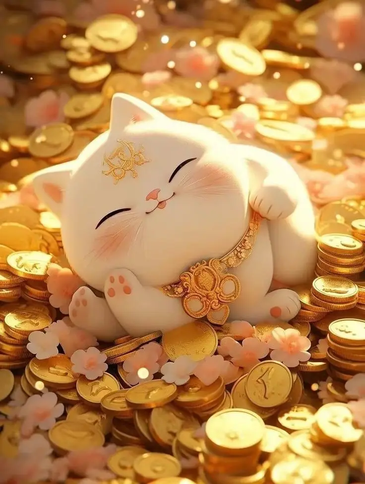 Hình nền mèo chibi cute dễ thương