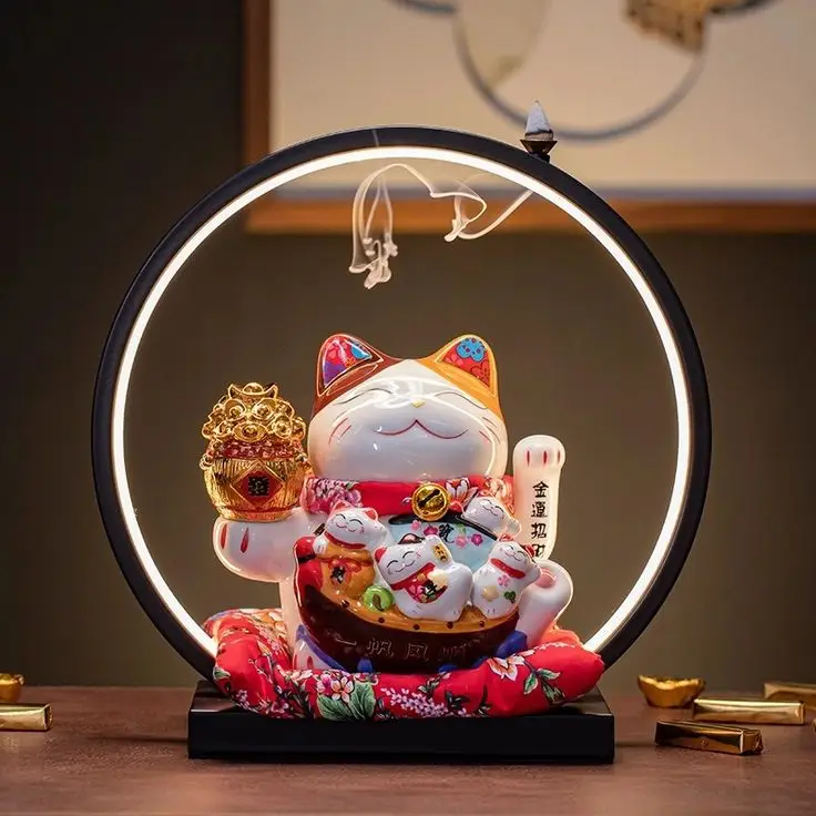 Hình nền mèo may mắn ngộ nghĩnh để mang lại tài lộc