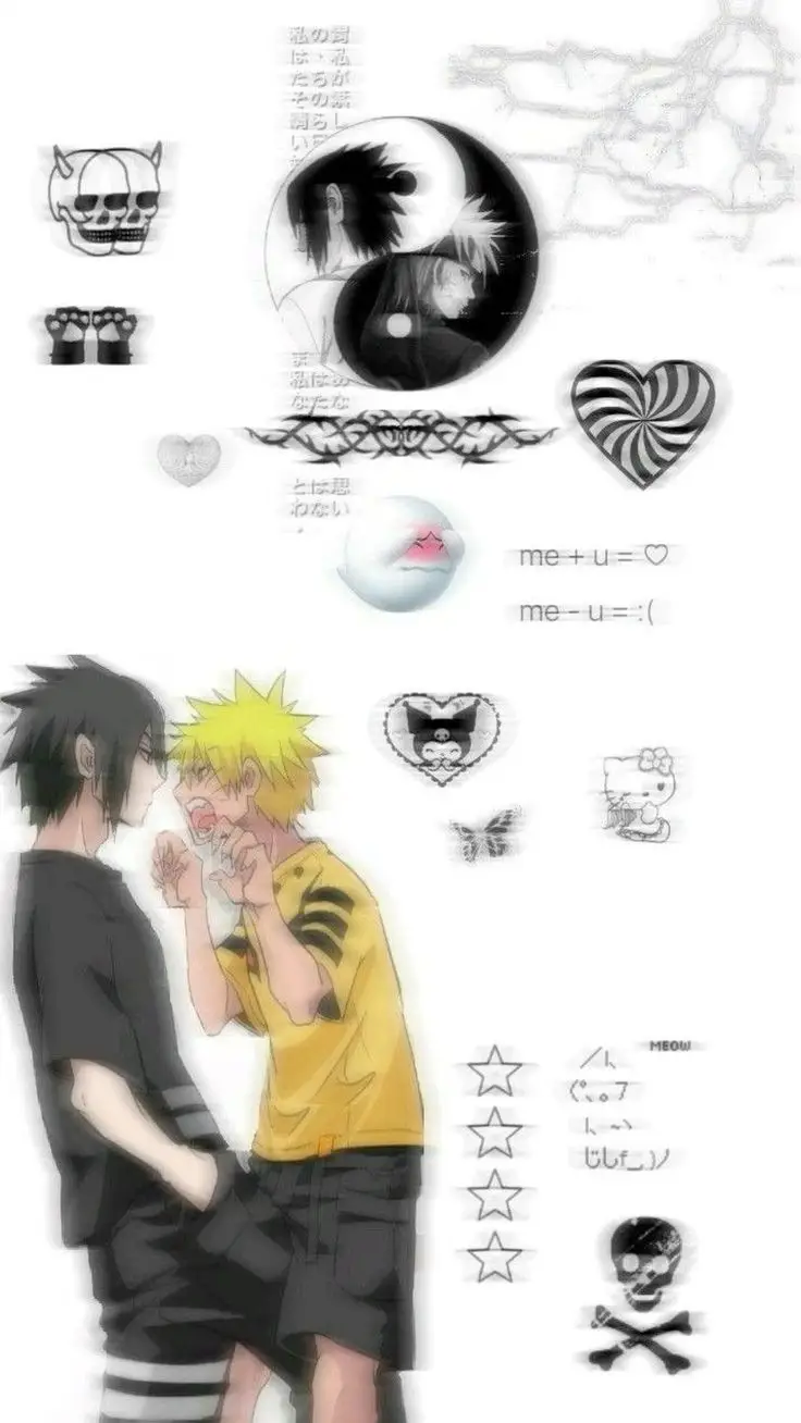 Hình nền Naruto và Sasuke – Thể hiện tình bạn mạnh mẽ