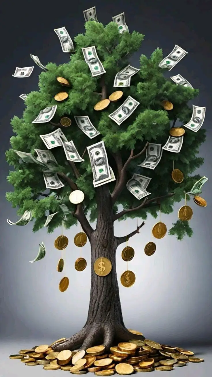 Hình nền đồng tiền may mắn – Biểu tượng của tài lộc