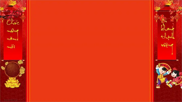 Hình nền powerpoint tết 2024 đầy sắc xuân