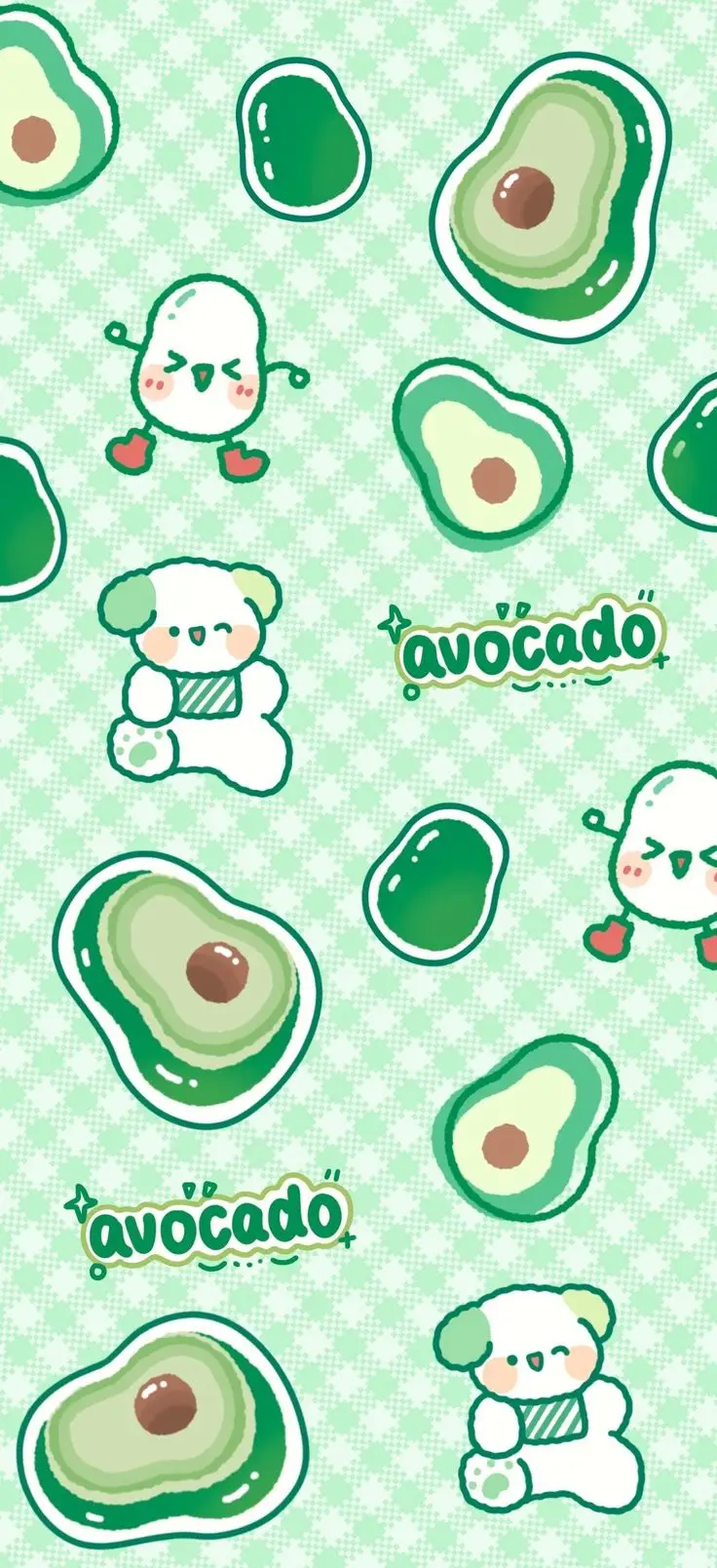 Hình nền quả bơ cute – Những bức ảnh dễ thương cho điện thoại
