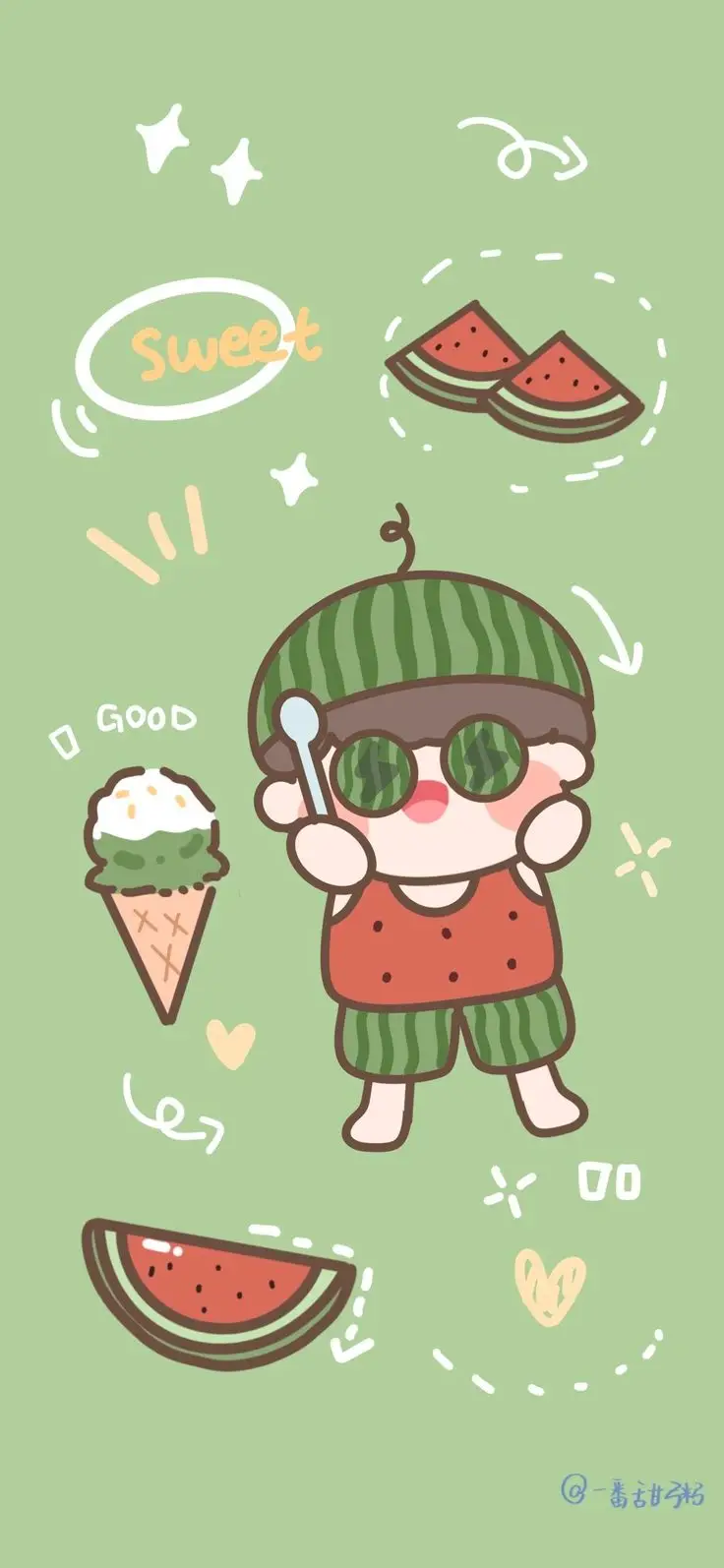 Hình nền quả chuối cute cho người yêu thích trái cây