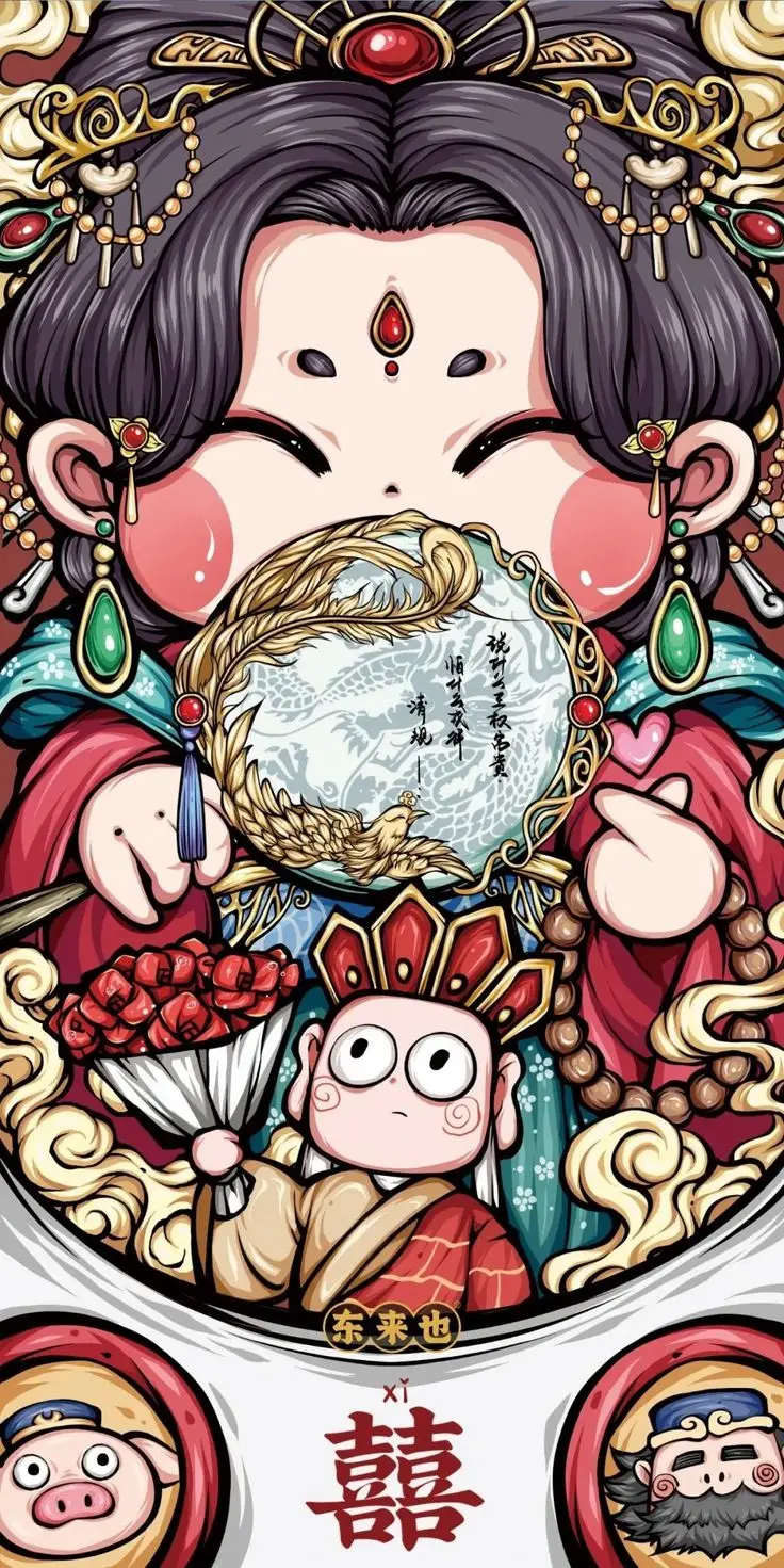 Hình nền thần tài 4K – Tăng cường may mắn và tài lộc