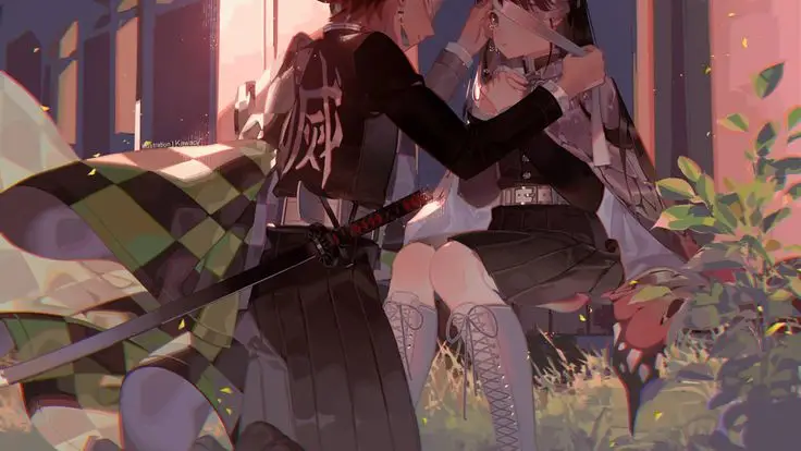 Hình nền thanh gươm diệt quỷ Tanjiro cho fan anime