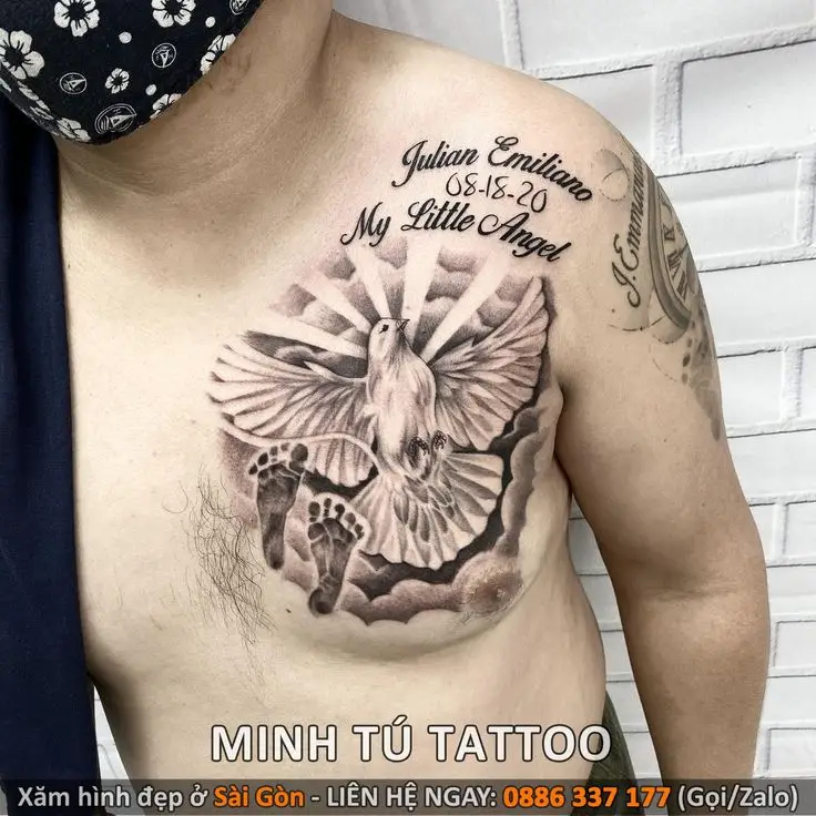 Hình Xăm 1 Bên Ngực Nam: Phong Cách & Ý Nghĩa