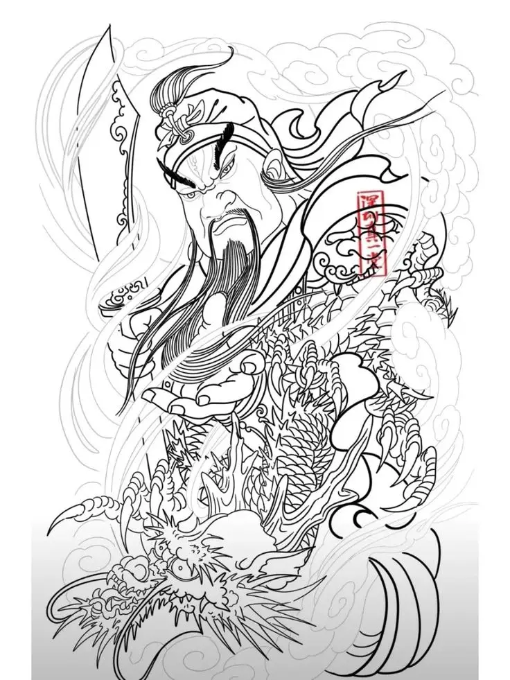 Hình Xăm 9 Con Rồng Kéo Quan Tài: Truyền Thuyết Và Hình Ảnh Xung Quanh 11