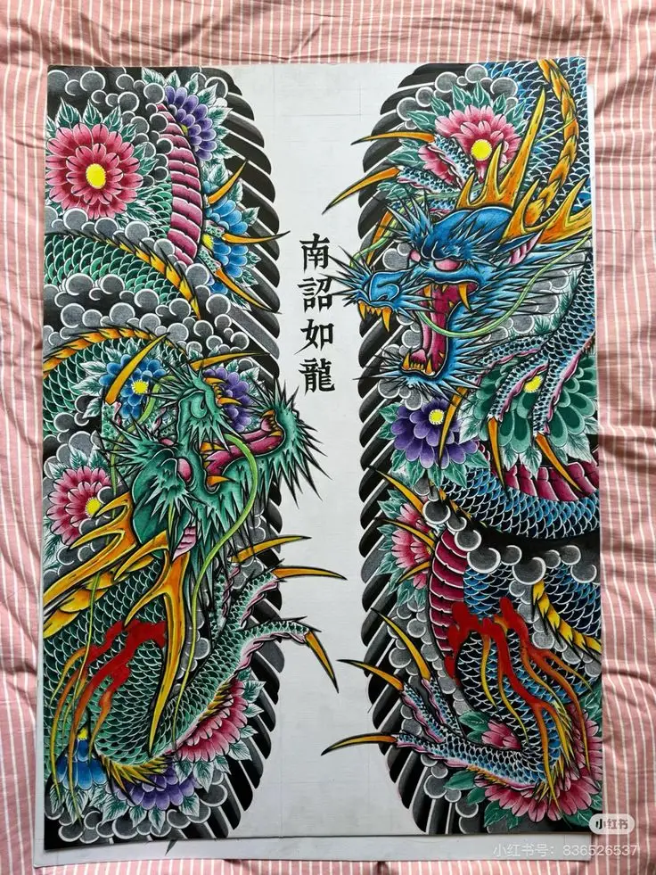 Hình Xăm 9 Con Rồng Kéo Quan Tài: Truyền Thuyết Và Hình Ảnh Xung Quanh 51