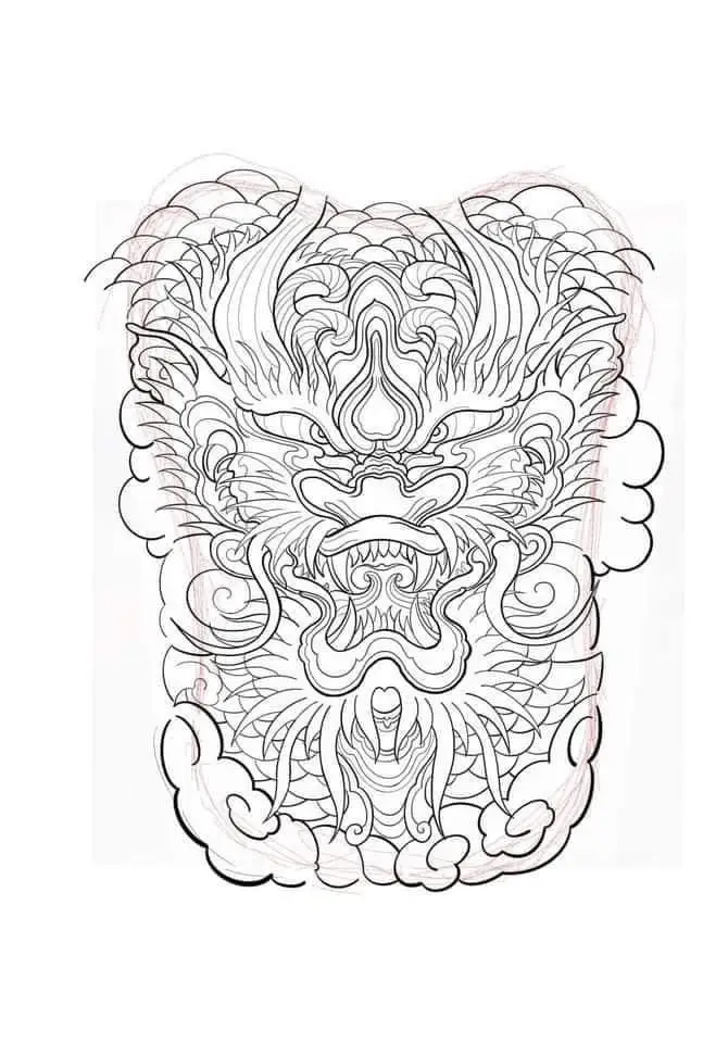 Hình Xăm Đầu Rồng Full Lưng: Biểu Tượng Quyền Lực và Uy Danh