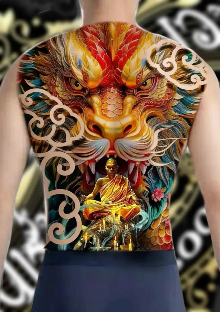 Hình Xăm Đầu Rồng Full Lưng: Biểu Tượng Quyền Lực và Uy Danh 47