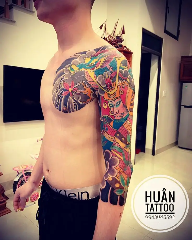 Khám Phá Hình Xăm Bắp Tay Nam Nhật Cổ: Độc Đáo và Thời Thượng 46