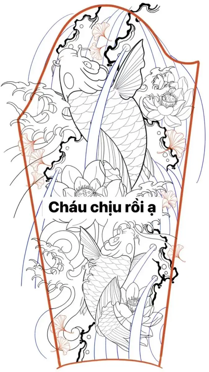 Hình Xăm Cá Chép Đơn Giản: Tượng Trưng Cho Tài Lộc 55