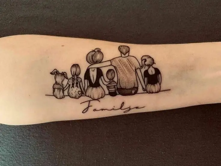 Hình Xăm Chân Dung Gia Đình: Ghi Dấu Những Kỷ Niệm Đáng Nhớ