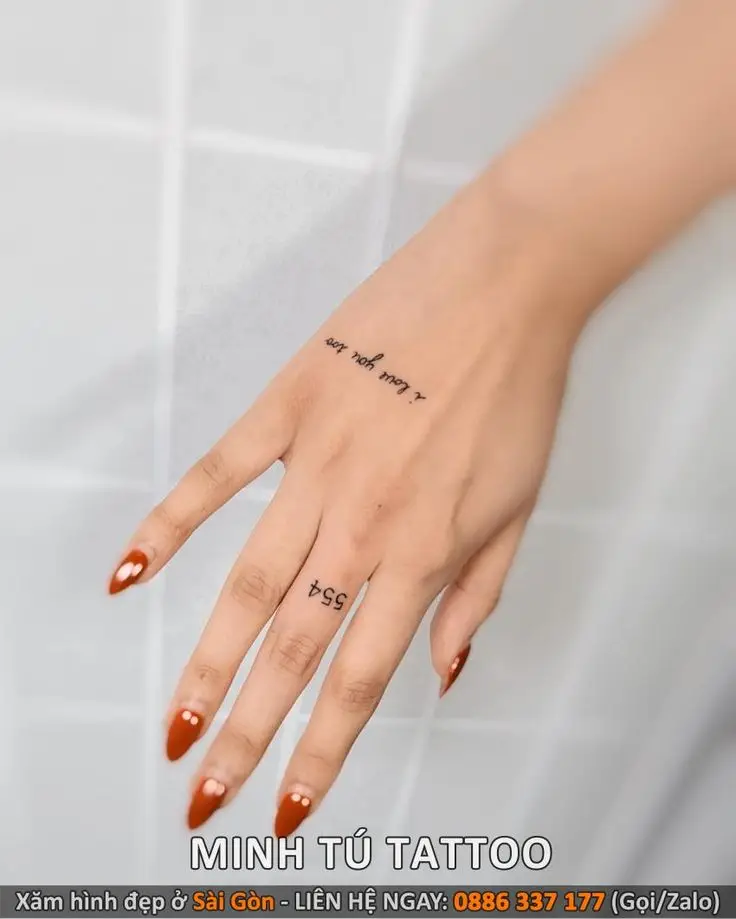 Top 20 Hình Xăm Chữ Ở Tay Cho Nữ Đẹp Và Ý Nghĩa 10