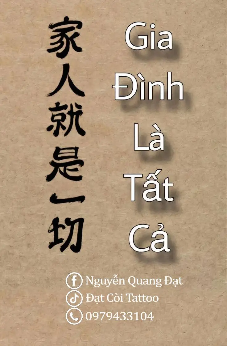 Hình xăm chữ Trung Quốc đẹp và ý nghĩa 1