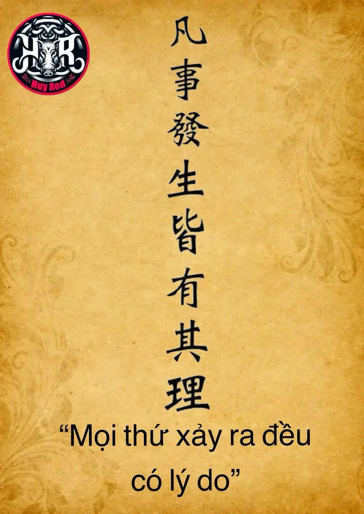 Hình xăm chữ Trung Quốc đẹp và ý nghĩa 10