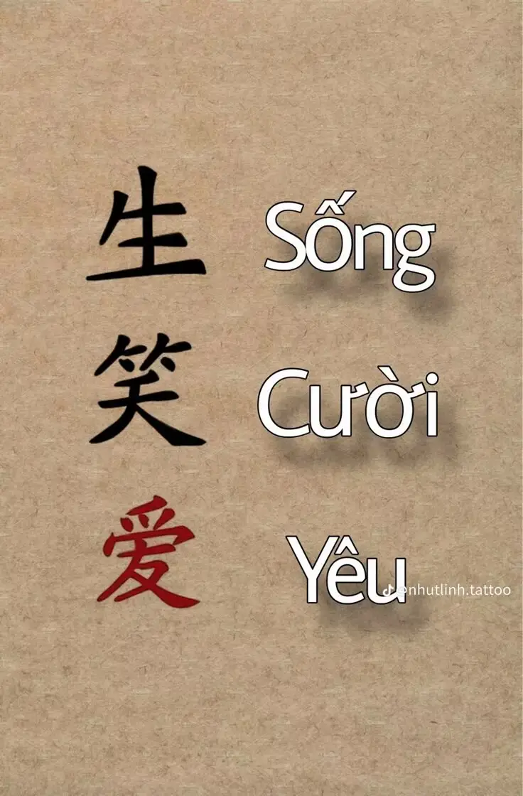 Hình xăm chữ Trung ý nghĩa - Những câu nói sâu sắc 58