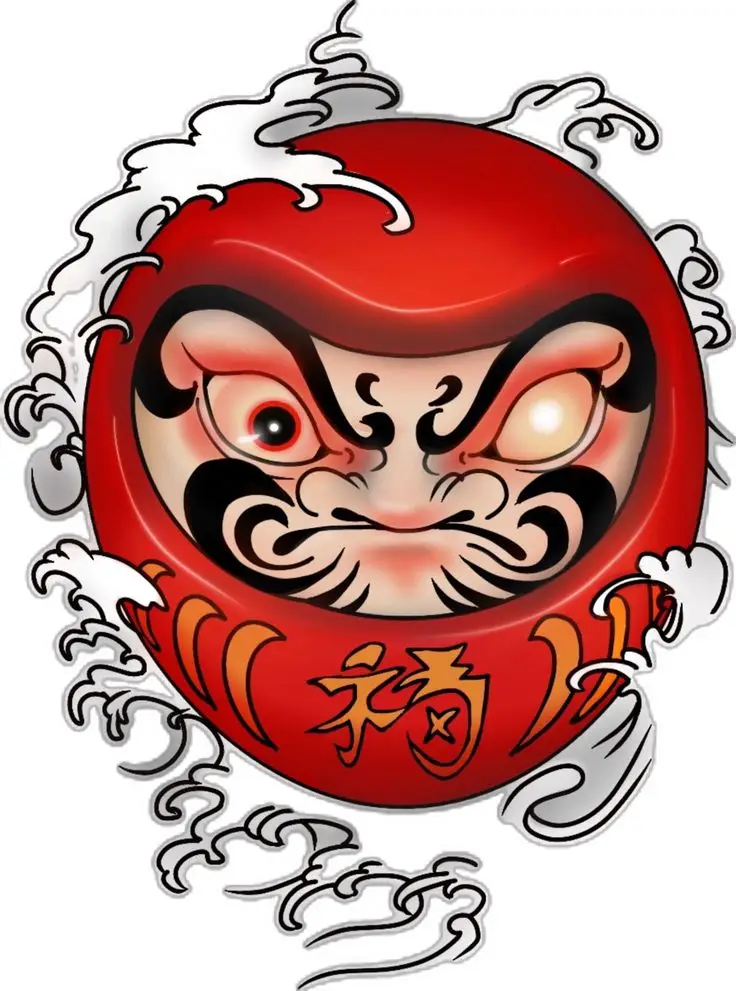 Hình Xăm Daruma Nhật Cổ: Biểu Tượng May Mắn Và Hình Ảnh Đẹp 31