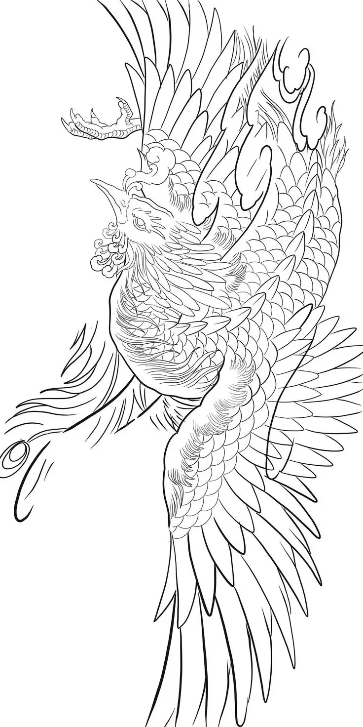 Hình Xăm Full Chân Phượng Hoàng: Biểu Tượng Của Sự Phục Sinh