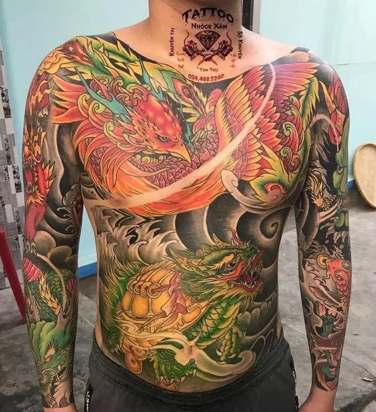 Hình Xăm Full Lưng Đẹp Cho Nam