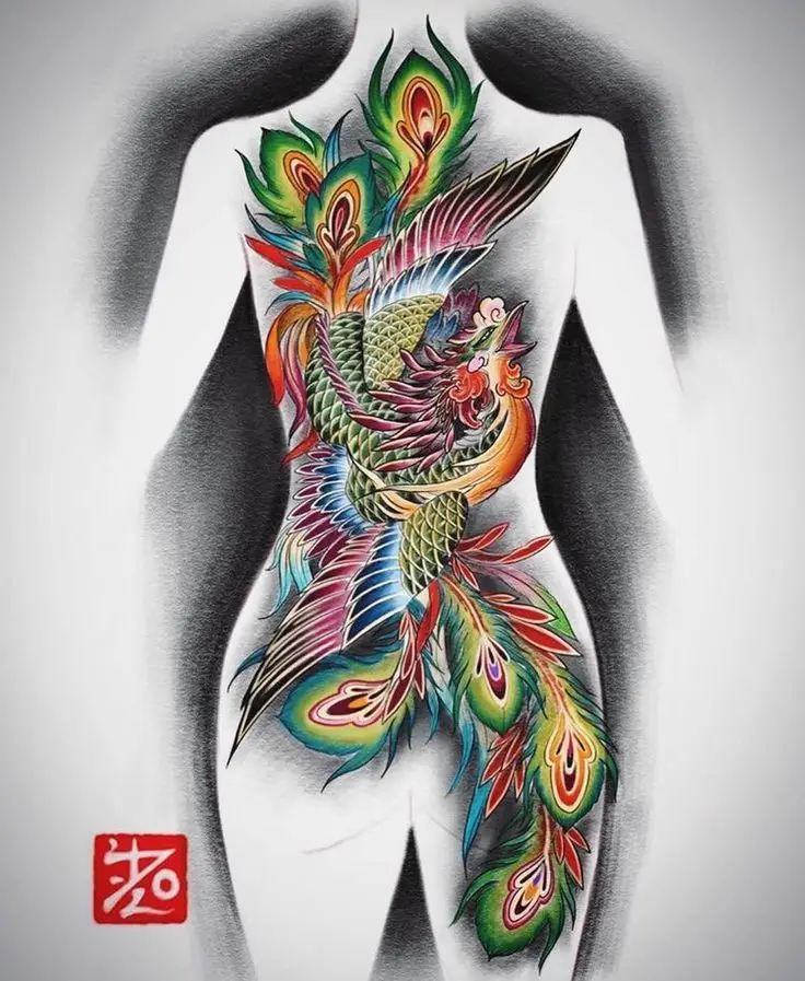Hình xăm full lưng nữ: Kiểu dáng đẹp và ý nghĩa 11