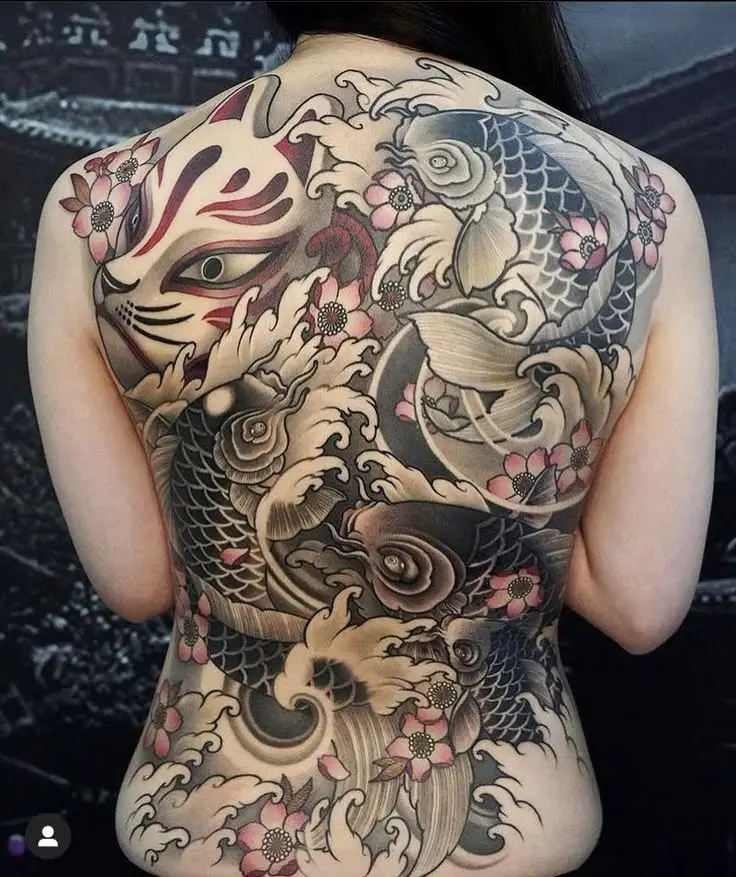 Hình xăm full lưng nữ: Kiểu dáng đẹp và ý nghĩa 15