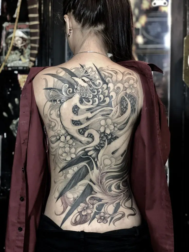 Hình xăm full lưng nữ: Kiểu dáng đẹp và ý nghĩa 47