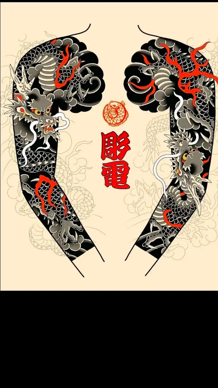 Hình Xăm Full Tay Nhật Cổ Đẹp Mê Ly 18