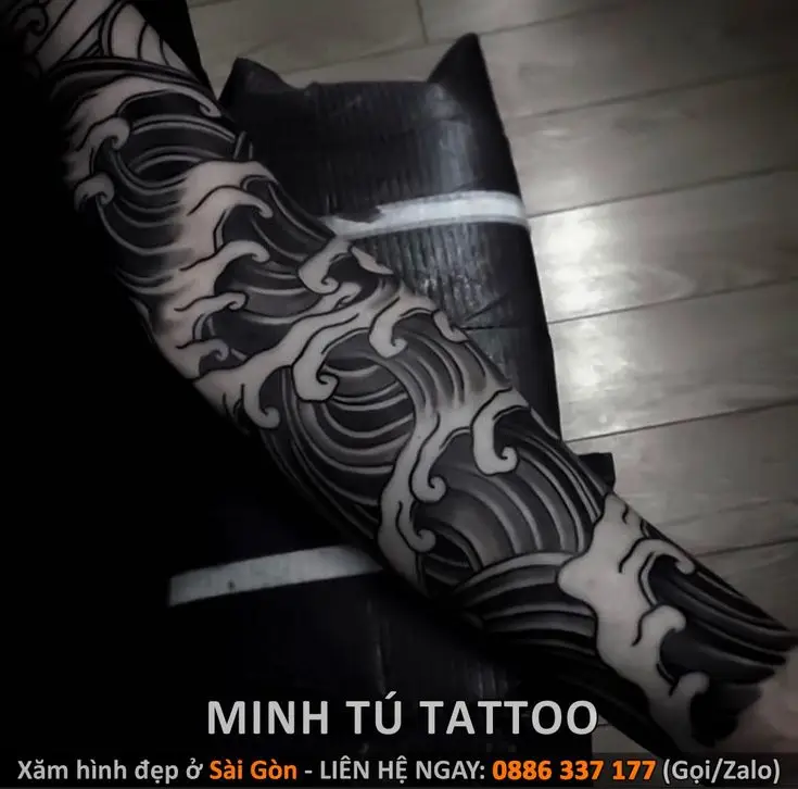 Hình Xăm Full Tay Trắng Đen: 50+ Hình Ảnh Đẹp Và Nghệ Thuật